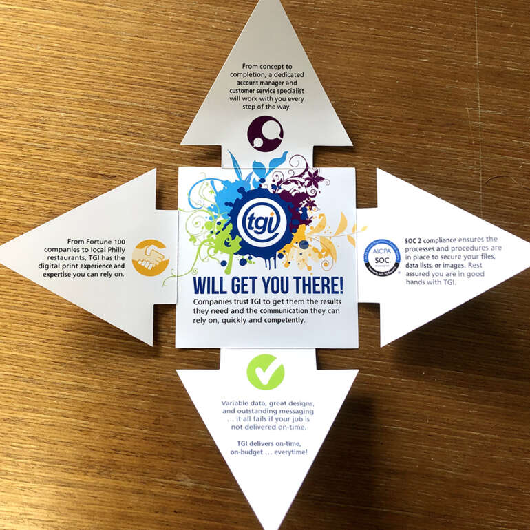 Die cut mailers